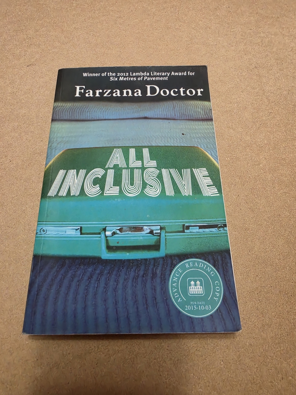 All Inclusive – Farzana Doctor (Advance Reading Copy, 2015)